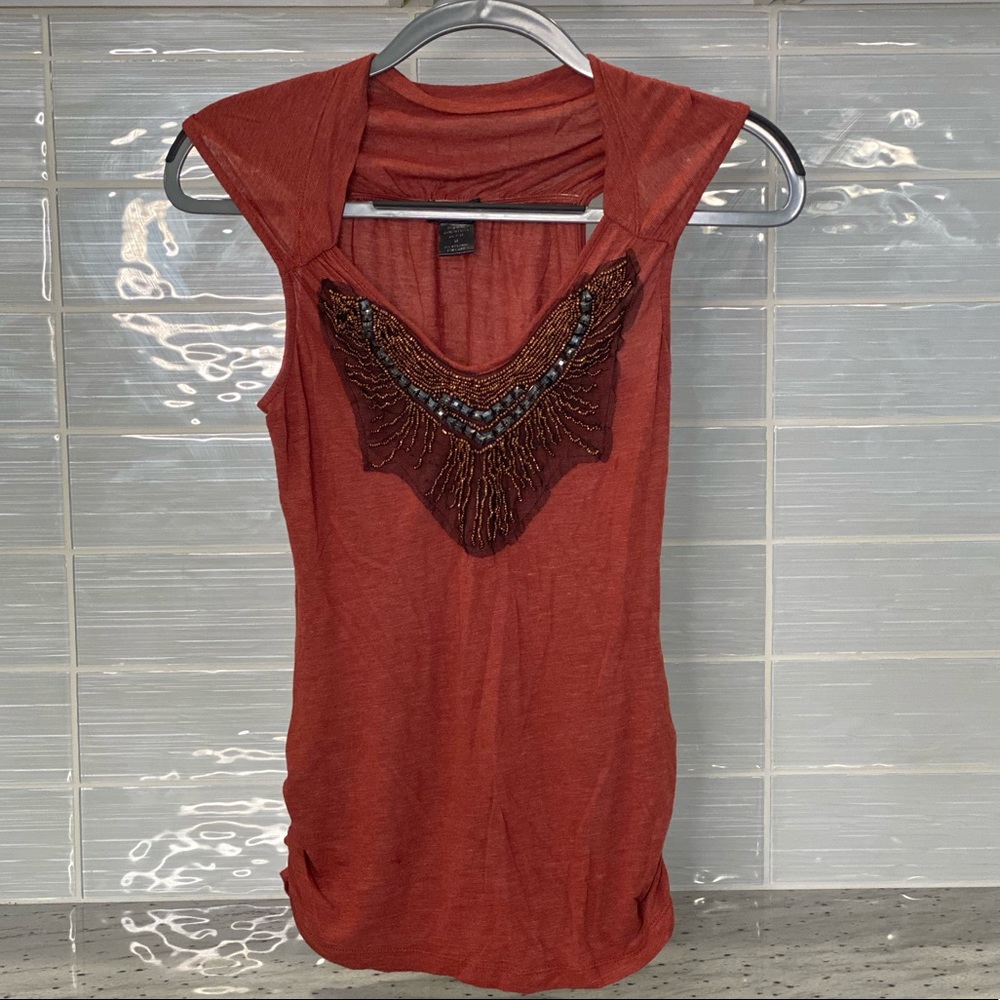 Beaded Tank Top